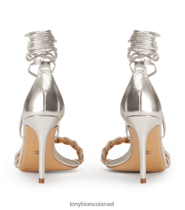 נעלי עקב | נשים נאפה מטאלי כסוף Tony Bianco עקבים של הנלי 8BNR8T275